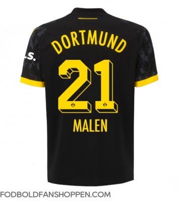 Borussia Dortmund Donyell Malen #21 Udebanetrøje 2023-24 Kortærmet